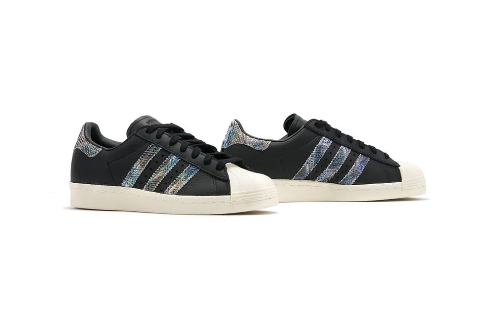 adidas Originals Superstar 80s White Black Iridescent