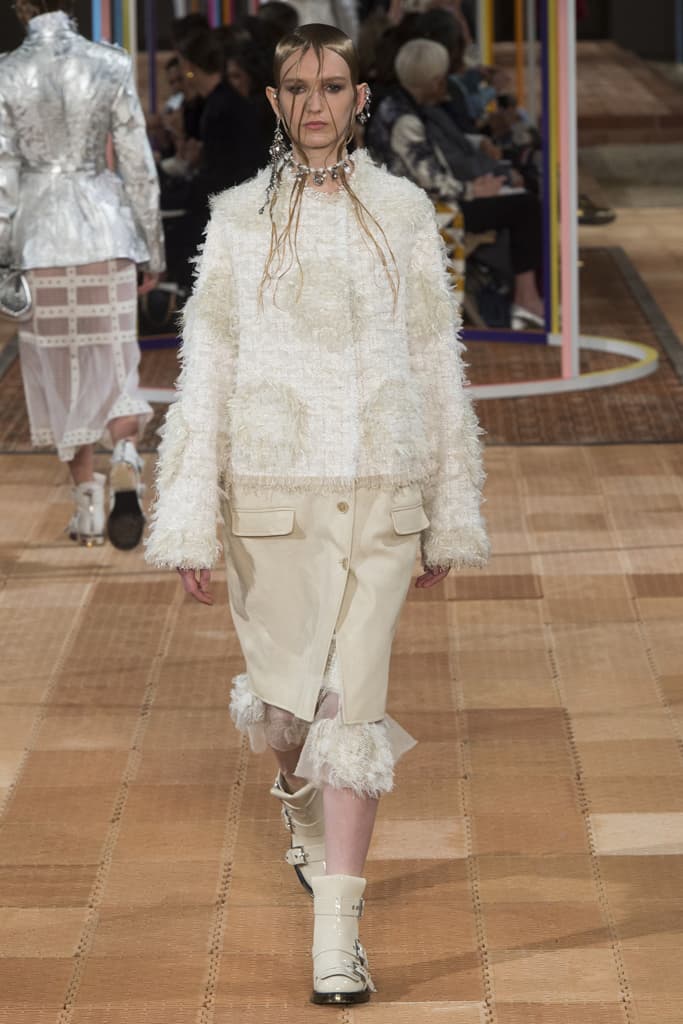 Alexander McQueen Spring Summer 2018 Show Ready To Wear Paris Fashion Week Sarah Burton Floral Garden Textile Technique Flowers Embroidery