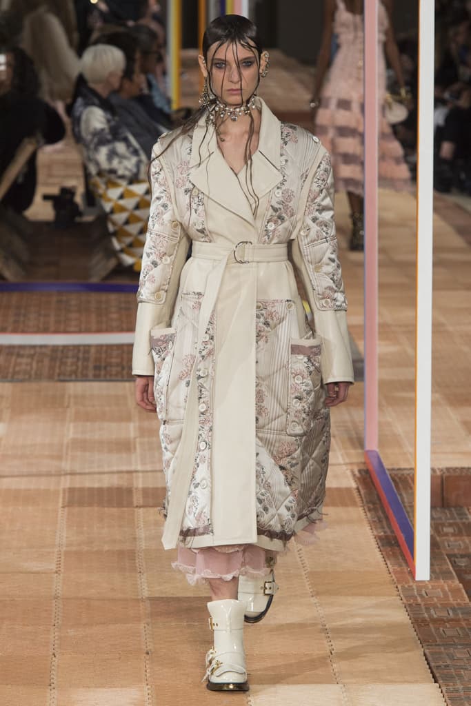 Alexander McQueen Spring Summer 2018 Show Ready To Wear Paris Fashion Week Sarah Burton Floral Garden Textile Technique Flowers Embroidery