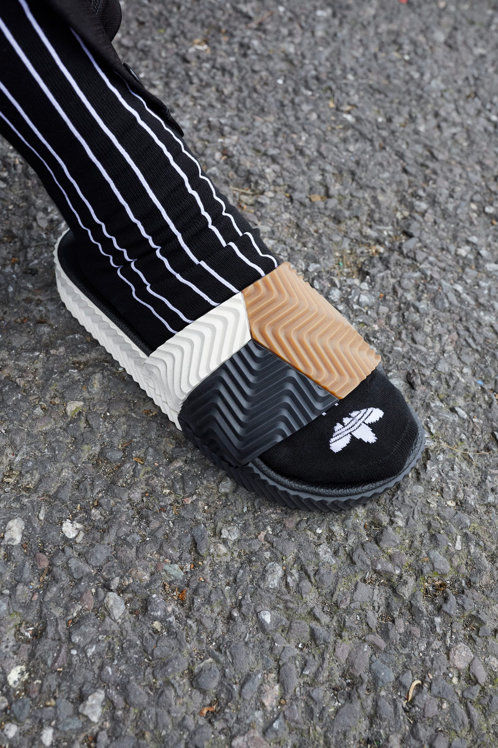 alexander wang adidas slippers