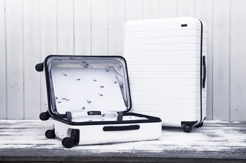 away white suitcase