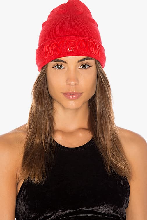 Beyonce IVY PARK Red Velvet Slides 2017 Fall Winter Collection Hoodie Tshirt Leggings Sweat pants cap