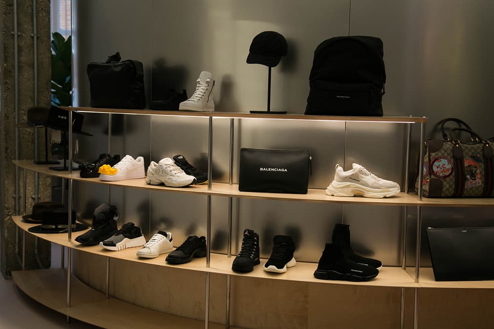 Browns East London Store Shop Vetements Gucci Off-White Raf Simons Brands Luxury Curated Shopping Fashion High End Retailer