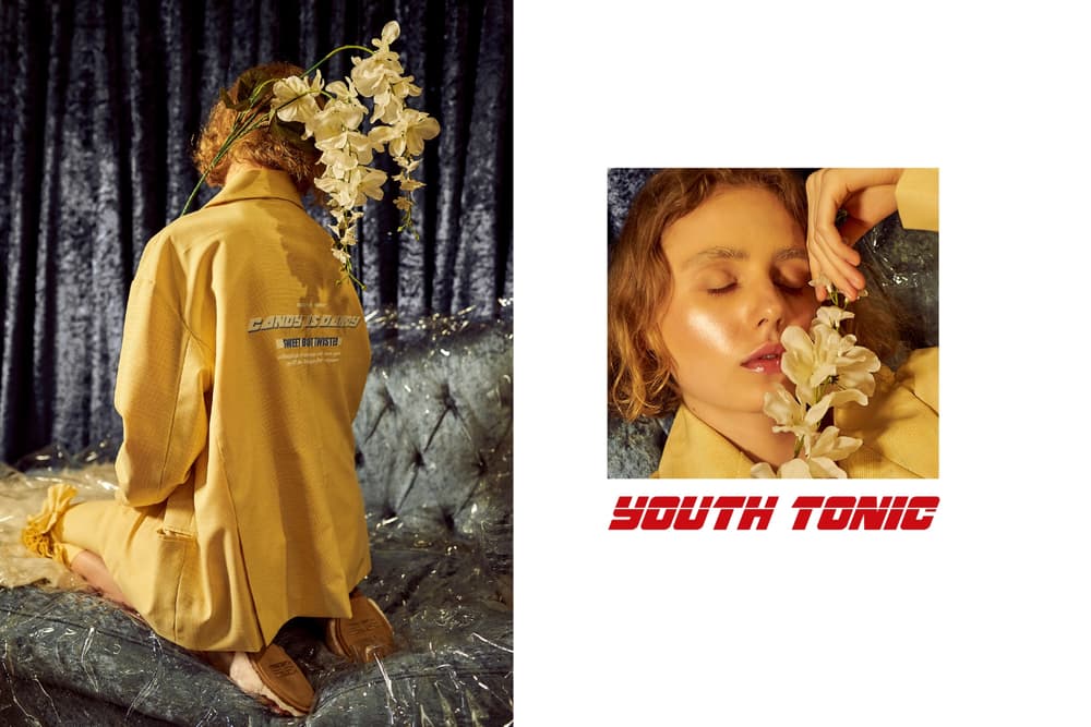 YOUTH TONIC Candy is Dandy Editorial Capsule Collection Fashion Photography Milan Based