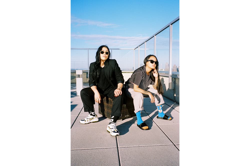 Christina Paik the Hundreds Sock Collection Interview Black White Edgy Film Photography Footwear