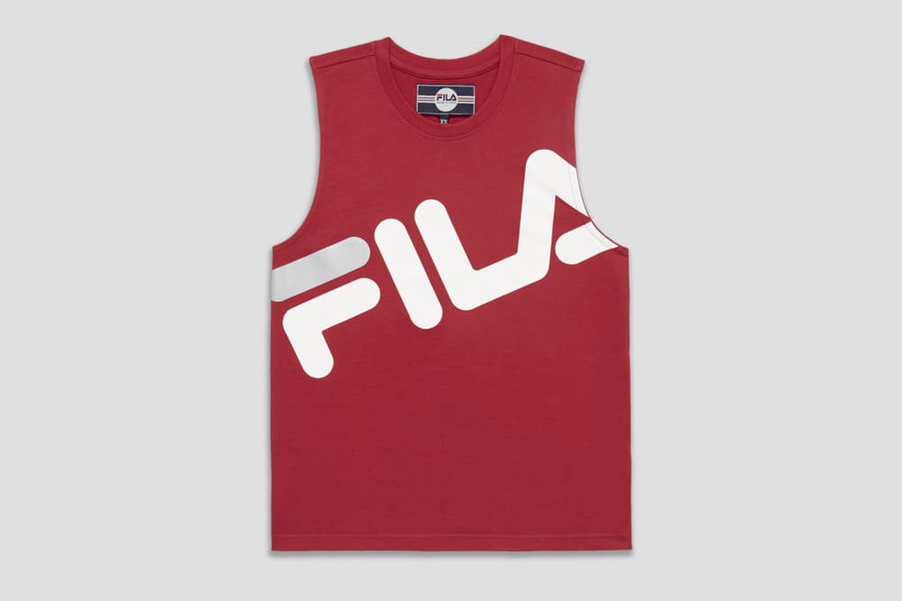 FILA XO Barneys New York Exclusive Capsule Collection Sneakers Apparel FILA Disruptor II Lux Sneaker Footwear Metallic Jackets Hoodies