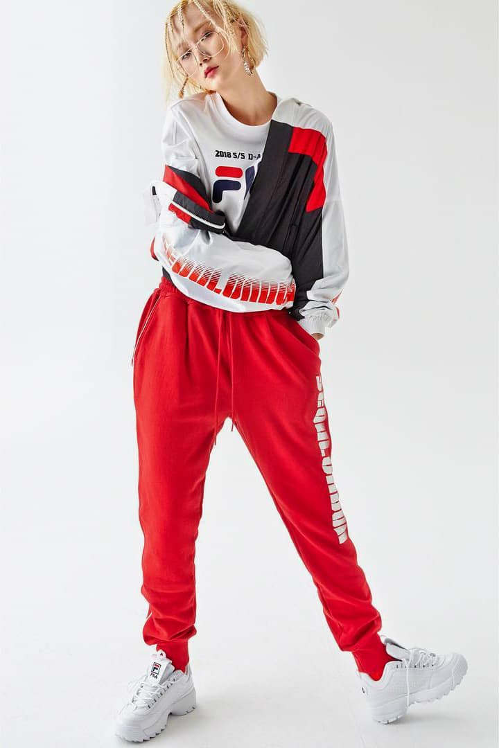 FILA D-ANTIDOTE Spring Summer 2018 Collection Collaboration Korea K-Fashion Lookbook