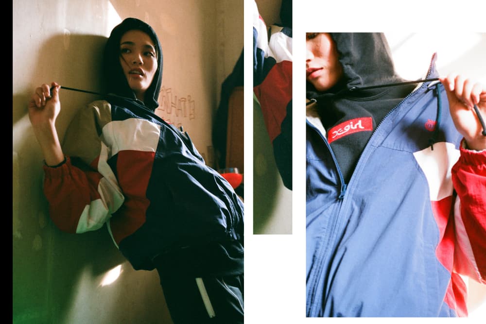 HBX HBXWMN X-Girl Fall/Winter 2017 Collection Editorial Japanese Label Fashion Photography Lookbook Edgy Clothes