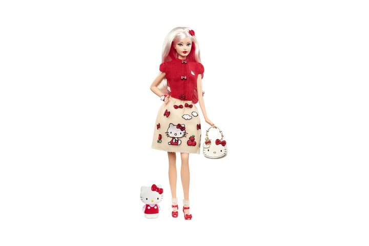 Hello Kitty Wine Rose Barbie Doll