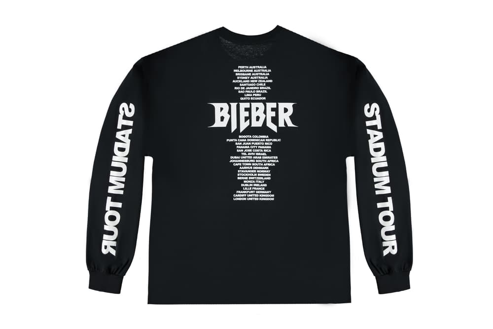 Justin Bieber Stadium Merch Merchandise Forever 21 Fashion Collection Collaboration