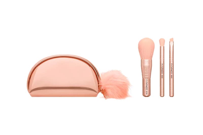 MAC Holiday Snow Ball Mini Brush Kit Rose Gold