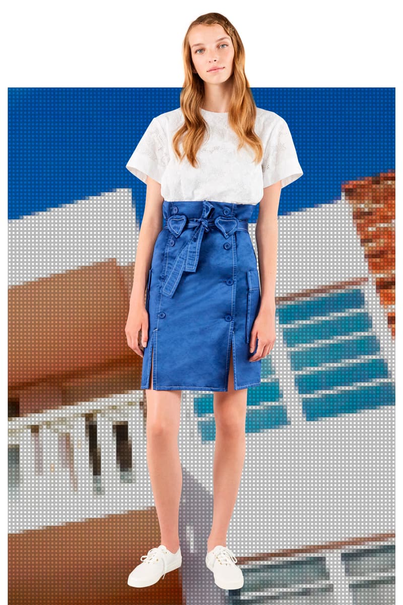 Maison Kitsune Spring Summer 2018 Lookbook Romance Feminine Fashion Silhouettes Clothes Imagination Paris Miami Los Angeles