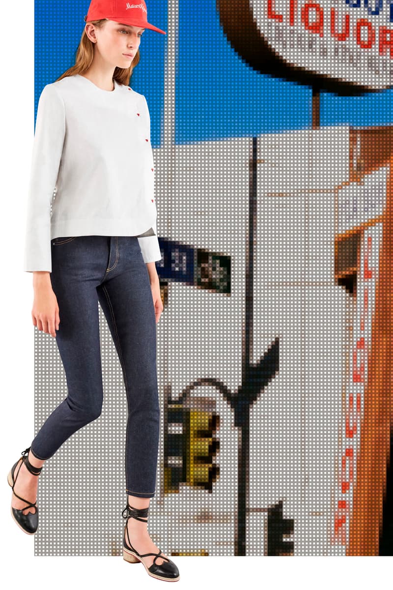 Maison Kitsune Spring Summer 2018 Lookbook Romance Feminine Fashion Silhouettes Clothes Imagination Paris Miami Los Angeles