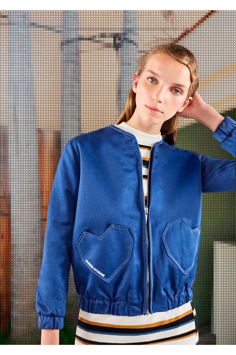 Maison Kitsune Spring Summer 2018 Lookbook Romance Feminine Fashion Silhouettes Clothes Imagination Paris Miami Los Angeles