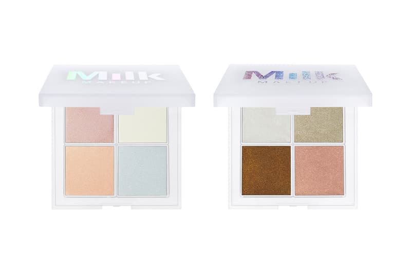 Milk Makeup Holiday 2017 Collection Christmas Highlighter Holographic Powder Quad Glitter Glaze A Team Mini stick