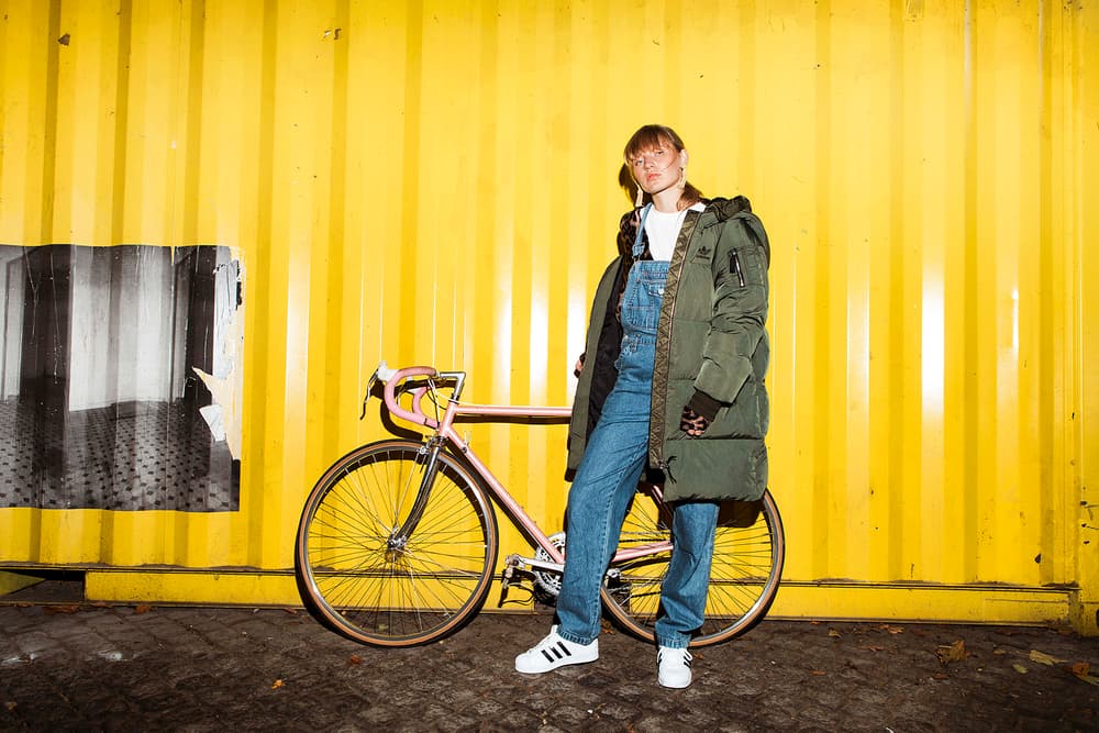 adidas originals puffer jacket bomber fleece NAKED copenhagen
