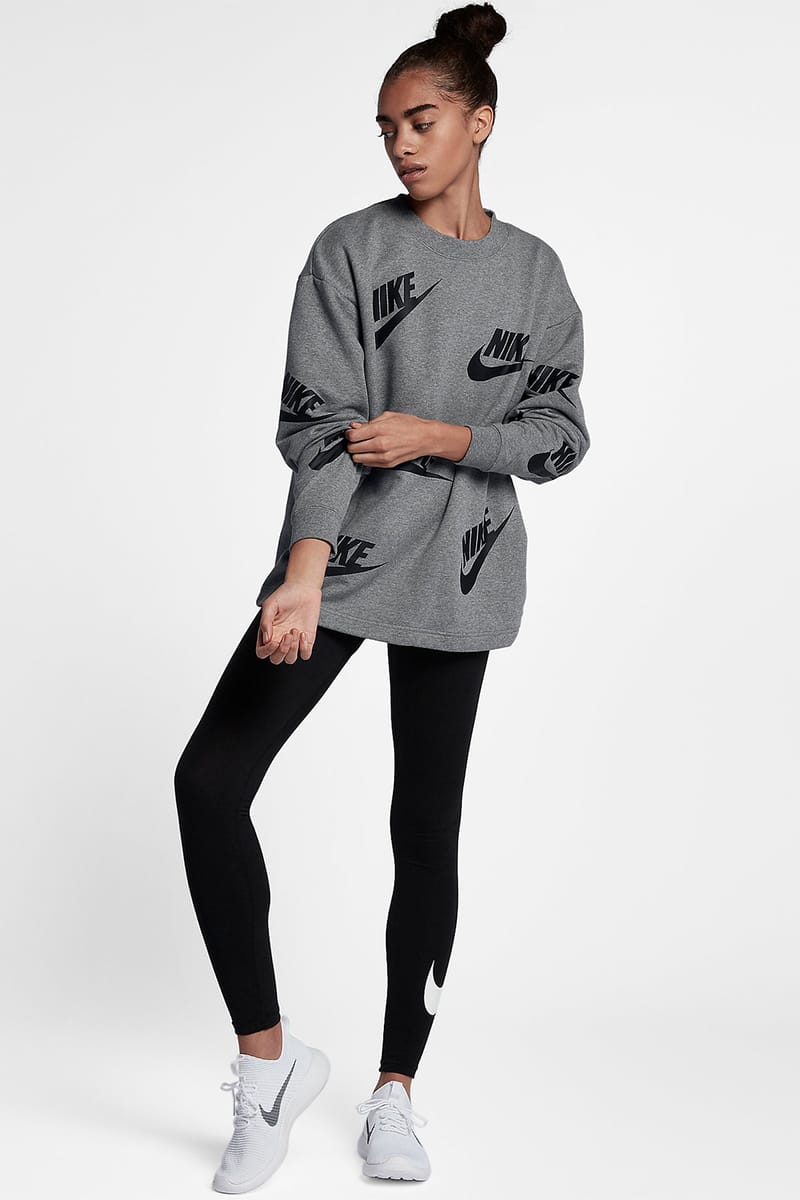 nike tick crewneck