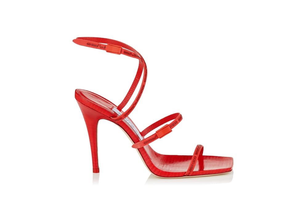 Off White Virgil Abloh Jimmy Choo Heels Boots Collaboration Glass Slippers Pre Order Paris Fashion Week Spring Summer 2018 Princess Diana Naomi Campbell Kaia Gerber