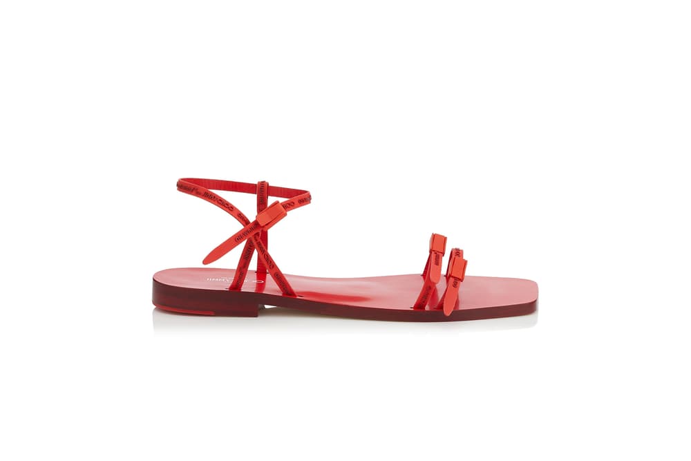 Off White Virgil Abloh Jimmy Choo Heels Boots Collaboration Glass Slippers Pre Order Paris Fashion Week Spring Summer 2018 Princess Diana Naomi Campbell Kaia Gerber