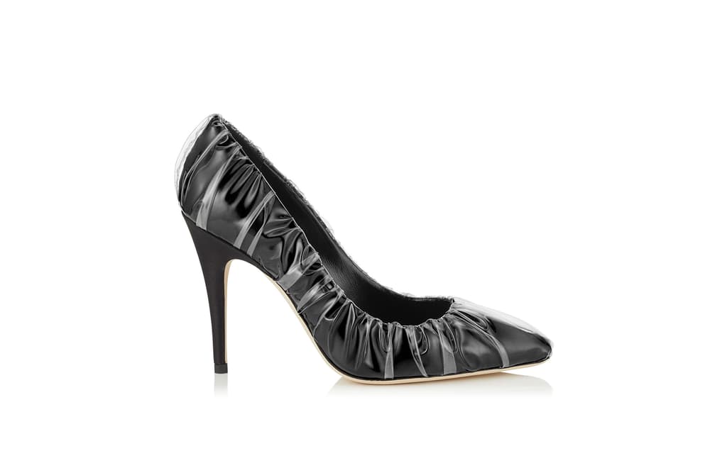 Off White Virgil Abloh Jimmy Choo Heels Boots Collaboration Glass Slippers Pre Order Paris Fashion Week Spring Summer 2018 Princess Diana Naomi Campbell Kaia Gerber