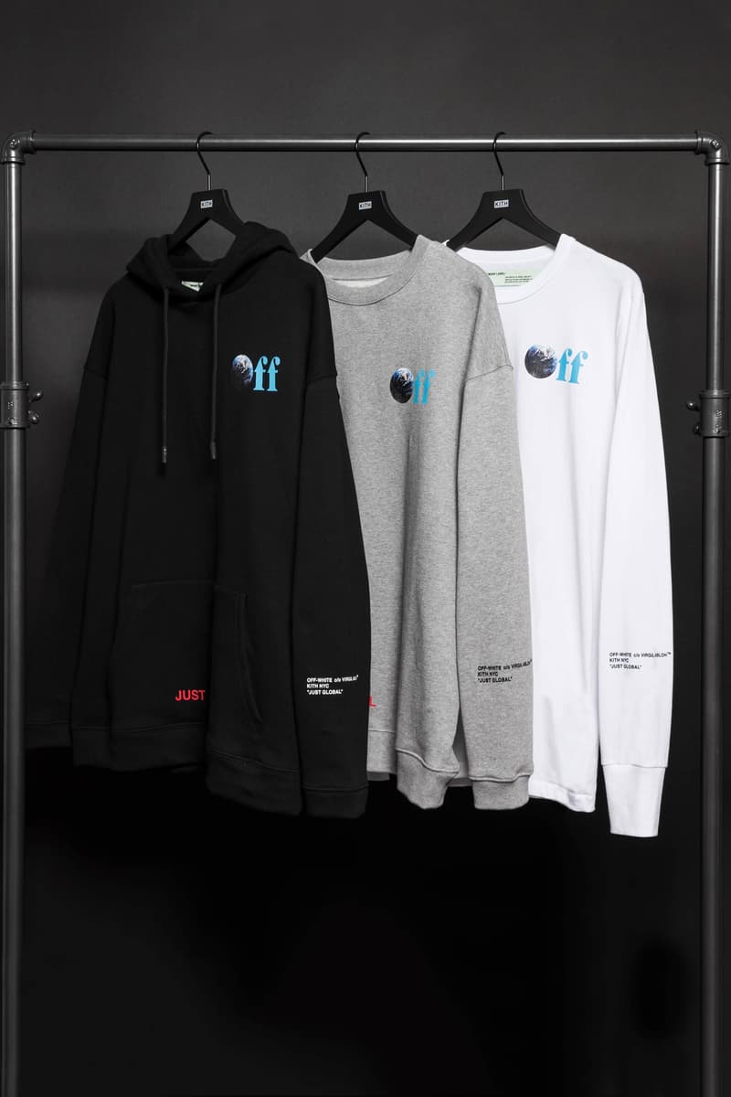 Off-White KITH JUST GLOBAL Collection Virgil Abloh Collaboration