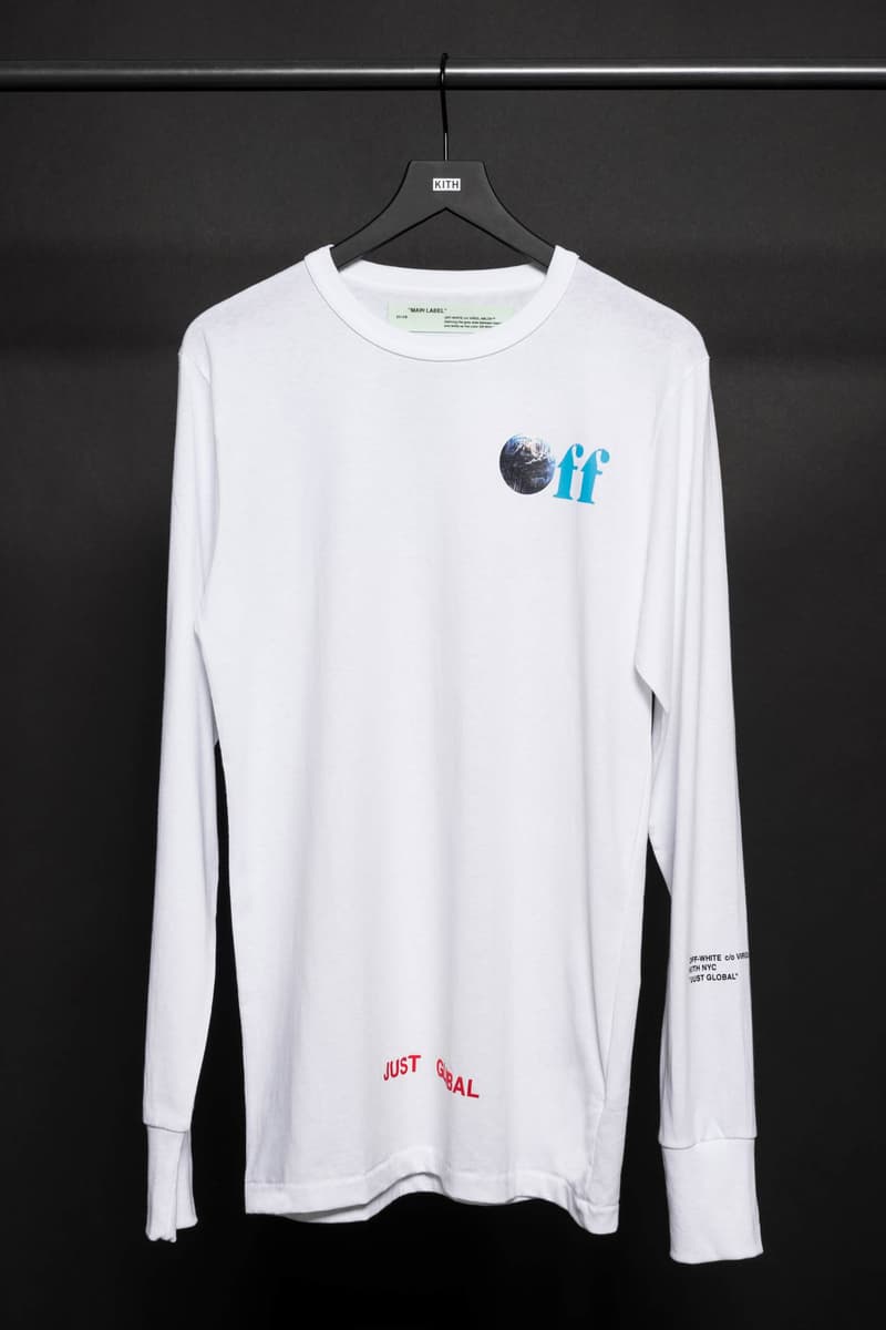 Off-White KITH JUST GLOBAL Collection Virgil Abloh Collaboration