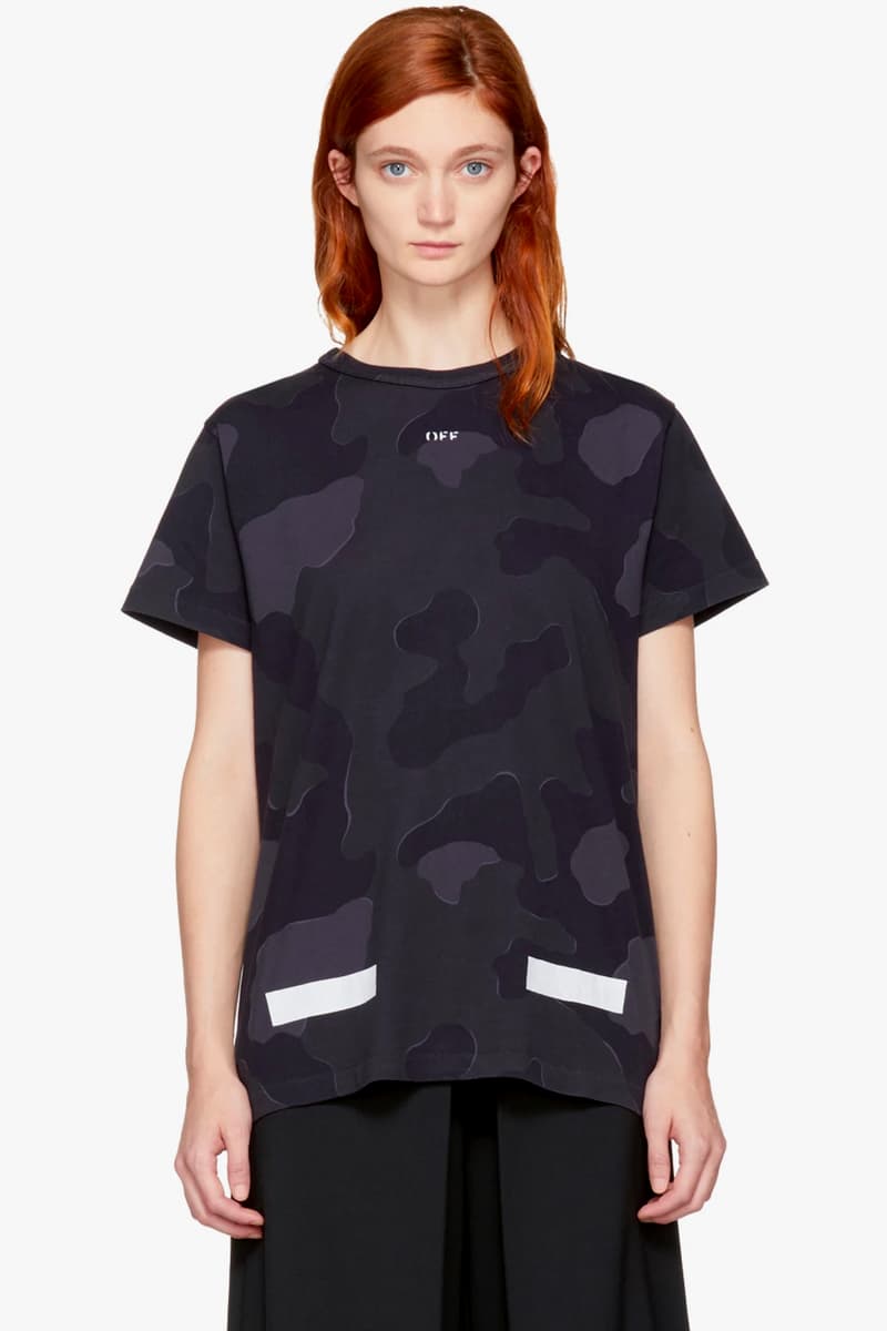 Off White Hoodie Tshirt Jacket Camo Green Black Virgil Abloh