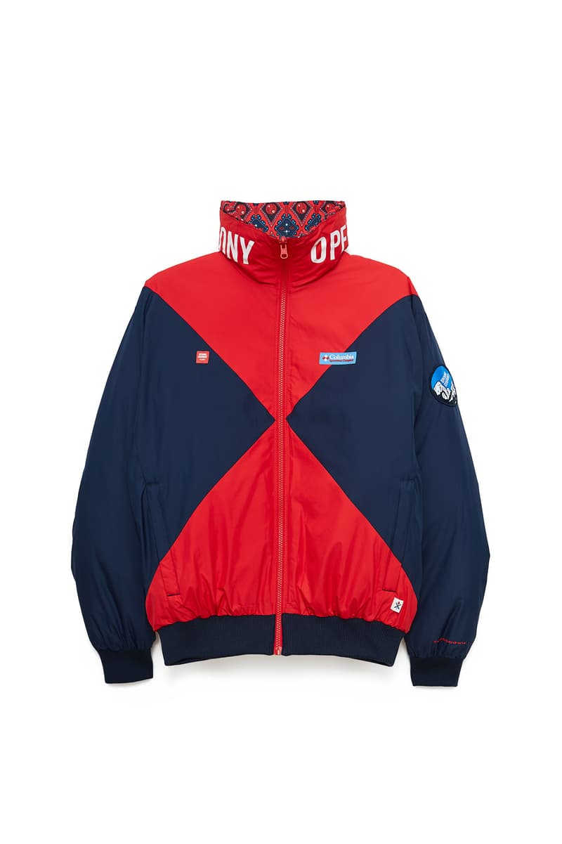 Opening Ceremony Columbia Outerwear Collection Colorful Jackets Outdoors Hats Gloves Pants Parka Winter Fall Collaboration Capsule