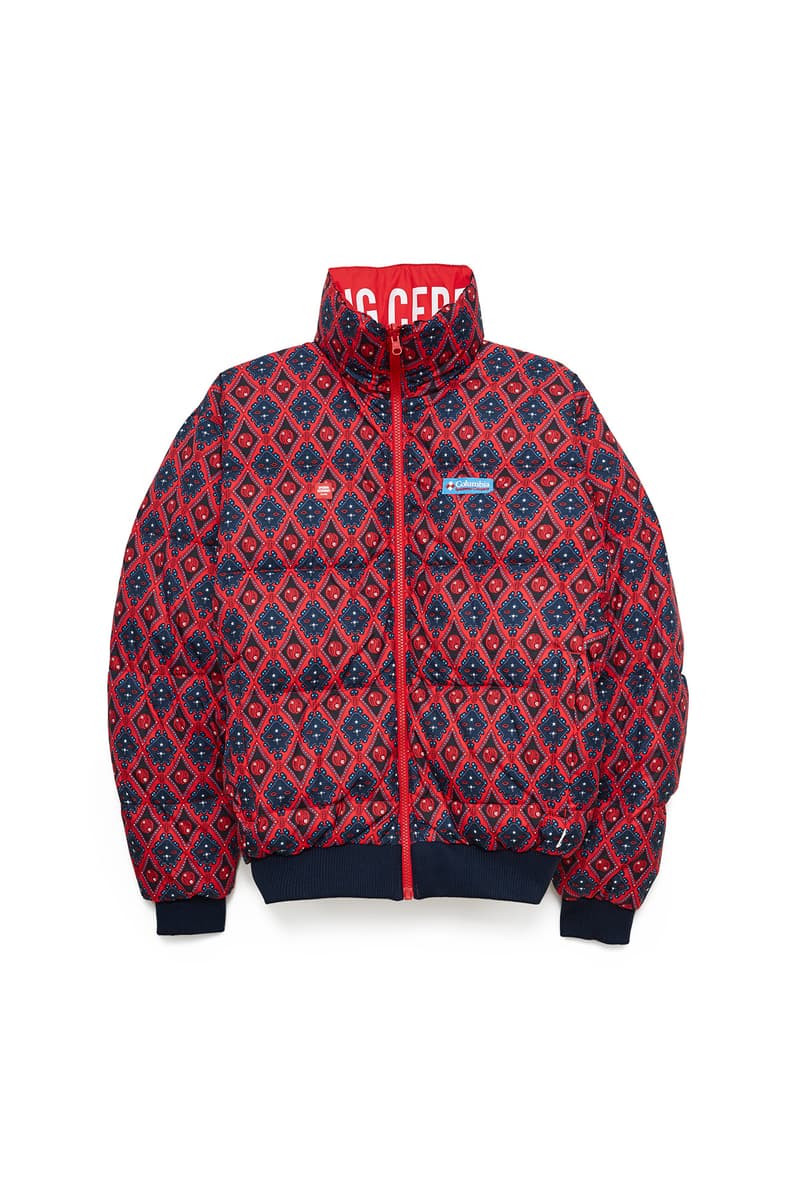 Opening Ceremony Columbia Outerwear Collection Colorful Jackets Outdoors Hats Gloves Pants Parka Winter Fall Collaboration Capsule