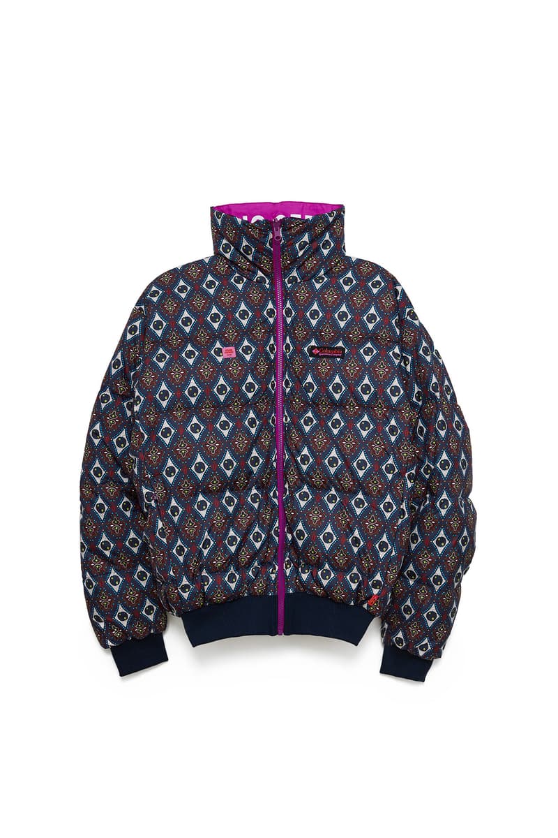 Opening Ceremony Columbia Outerwear Collection Colorful Jackets Outdoors Hats Gloves Pants Parka Winter Fall Collaboration Capsule