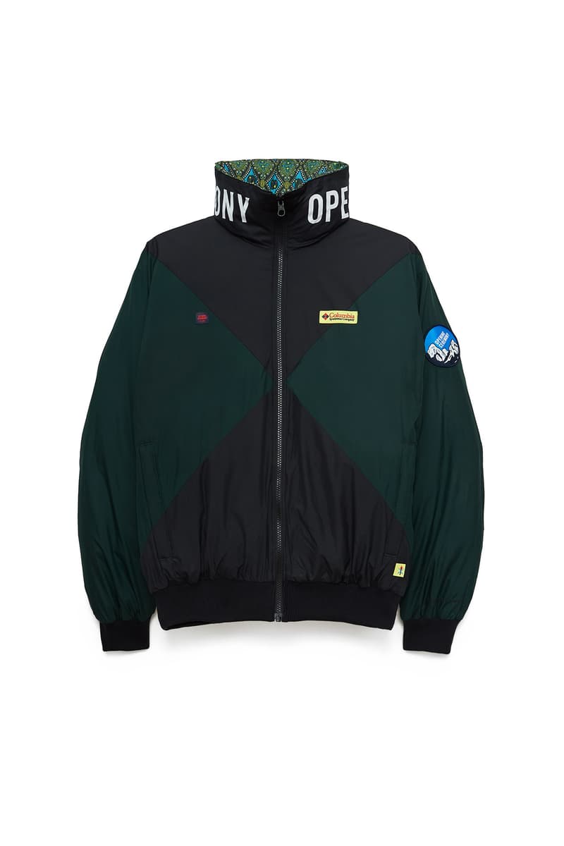 Opening Ceremony Columbia Outerwear Collection Colorful Jackets Outdoors Hats Gloves Pants Parka Winter Fall Collaboration Capsule