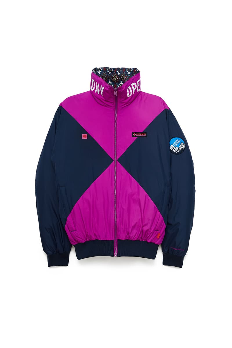 Opening Ceremony Columbia Outerwear Collection Colorful Jackets Outdoors Hats Gloves Pants Parka Winter Fall Collaboration Capsule