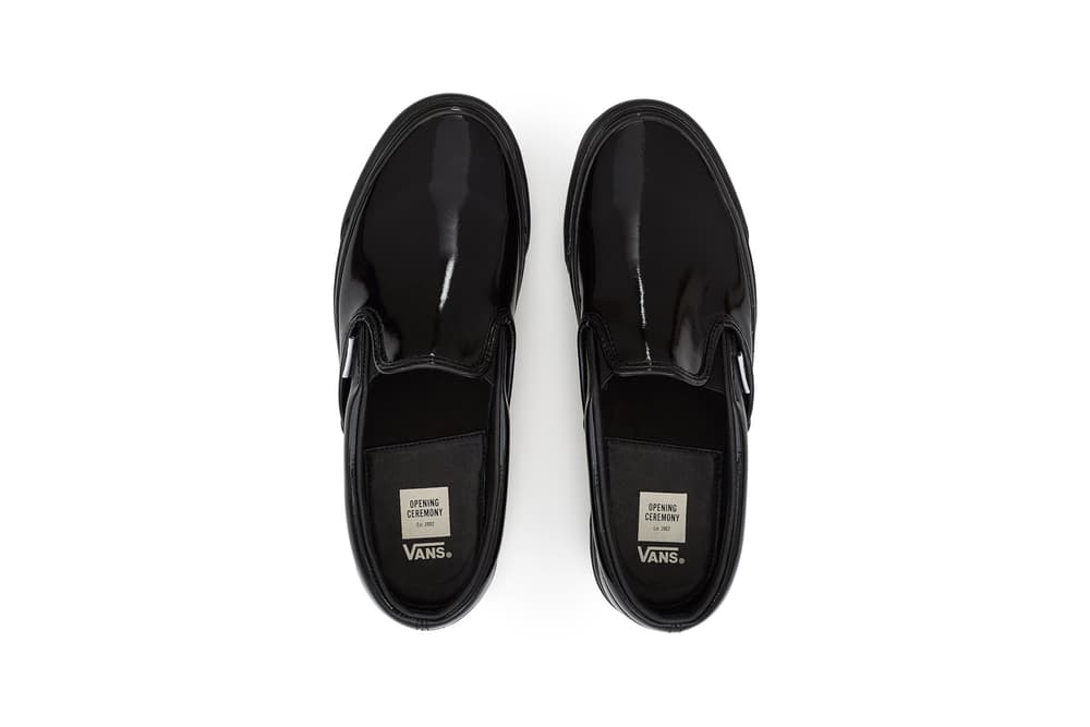 Opening Ceremony Vans Slip On Patent Pack Glossy