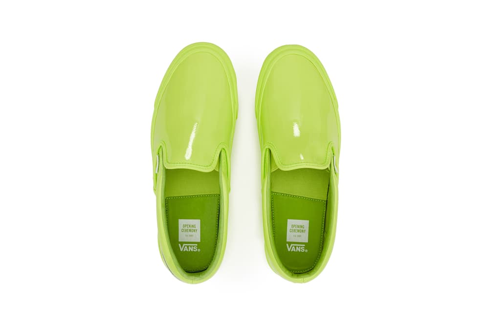 Opening Ceremony Vans Slip On Patent Pack Glossy