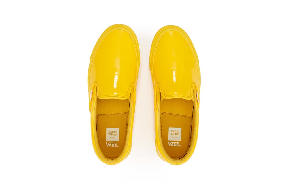 Opening Ceremony Vans Slip On Patent Pack Glossy