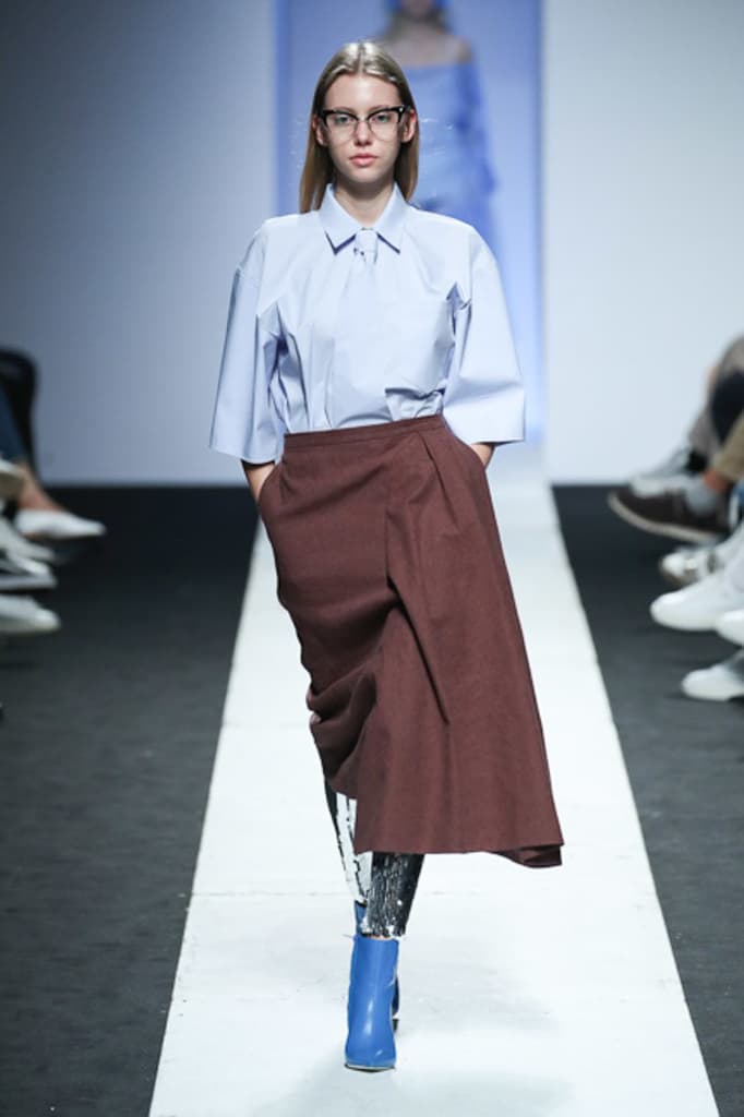 Pushbutton Spring 2018 Collection Seoul Fashion Week Korea Silhouettes Color Print Symmetry Experimental Edgy Unique Label