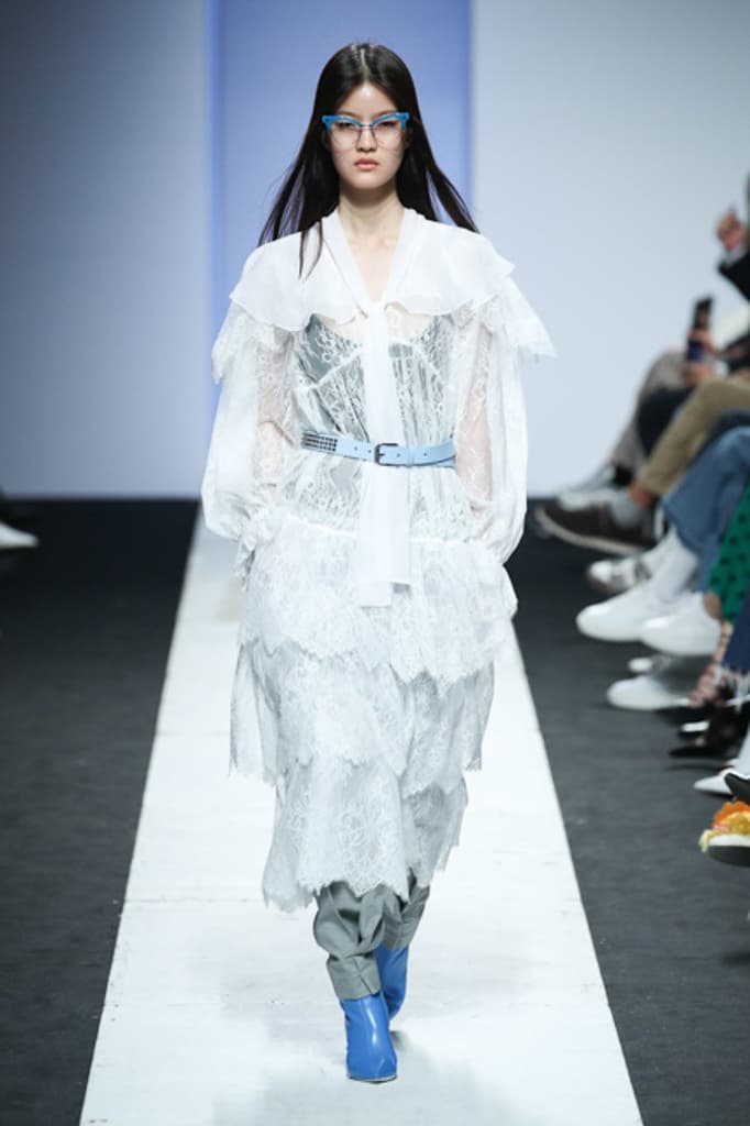 Pushbutton Spring 2018 Collection Seoul Fashion Week Korea Silhouettes Color Print Symmetry Experimental Edgy Unique Label