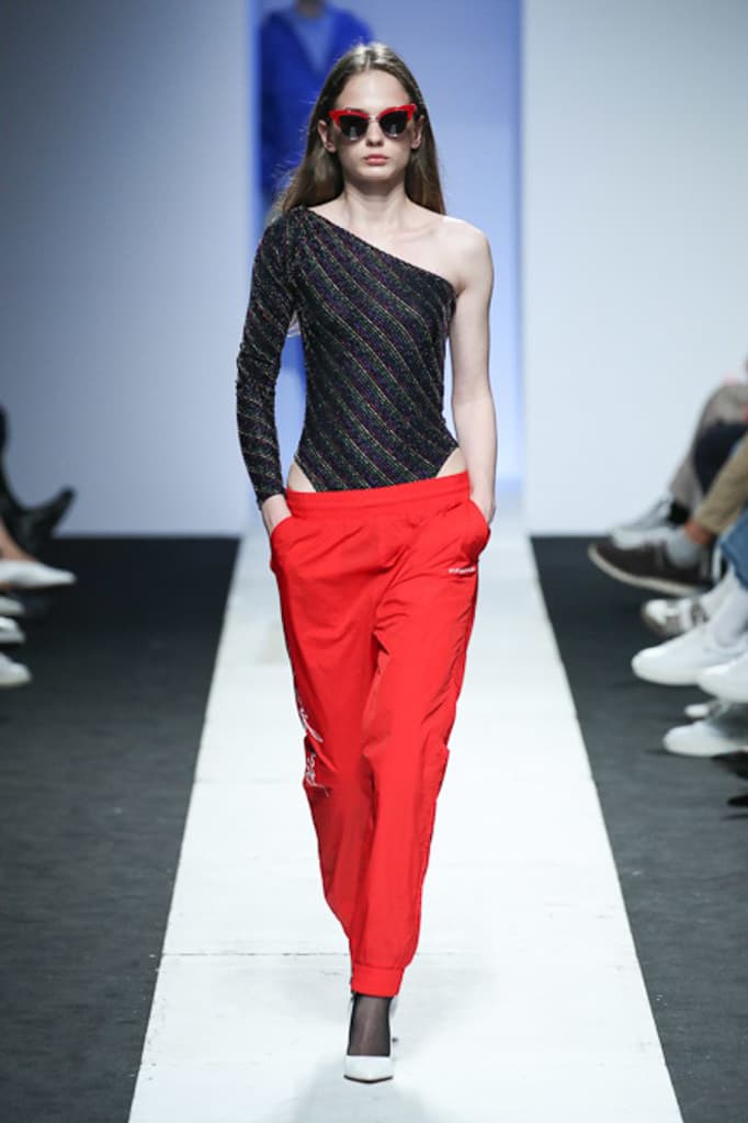 Pushbutton Spring 2018 Collection Seoul Fashion Week Korea Silhouettes Color Print Symmetry Experimental Edgy Unique Label