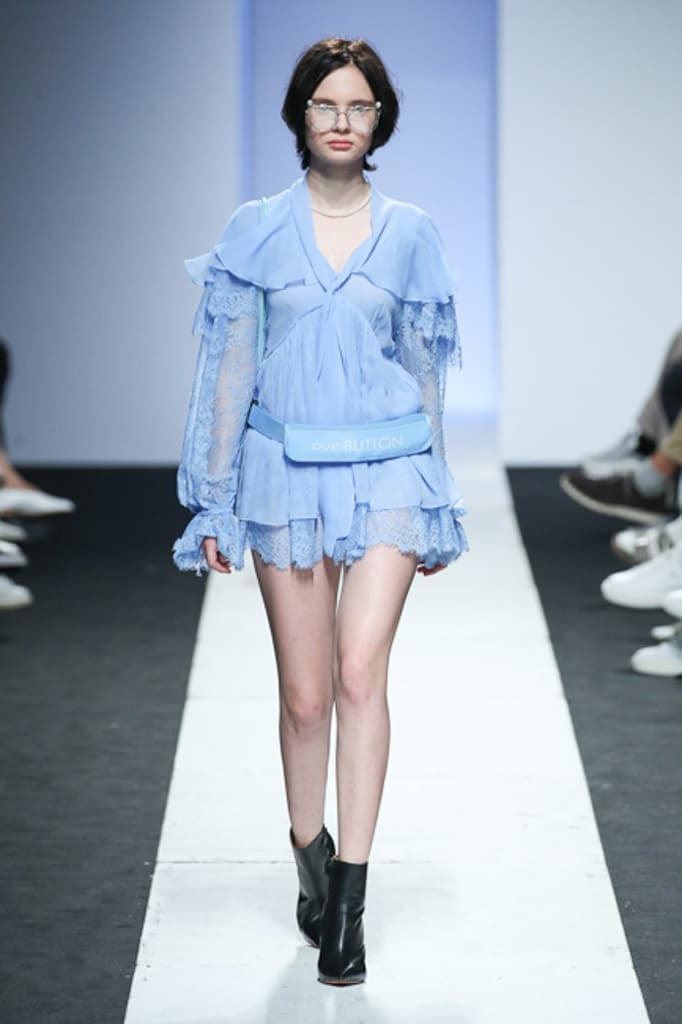 Pushbutton Spring 2018 Collection Seoul Fashion Week Korea Silhouettes Color Print Symmetry Experimental Edgy Unique Label