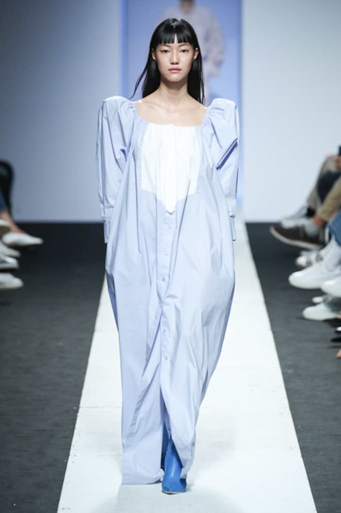 Pushbutton Spring 2018 Collection Seoul Fashion Week Korea Silhouettes Color Print Symmetry Experimental Edgy Unique Label
