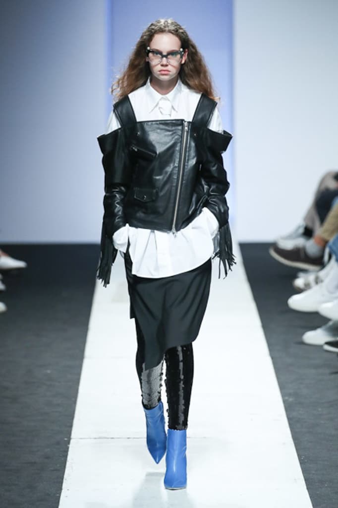 Pushbutton Spring 2018 Collection Seoul Fashion Week Korea Silhouettes Color Print Symmetry Experimental Edgy Unique Label