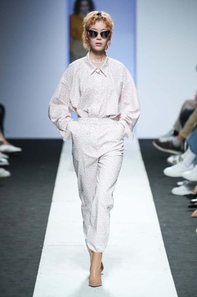 Pushbutton Spring 2018 Collection Seoul Fashion Week Korea Silhouettes Color Print Symmetry Experimental Edgy Unique Label