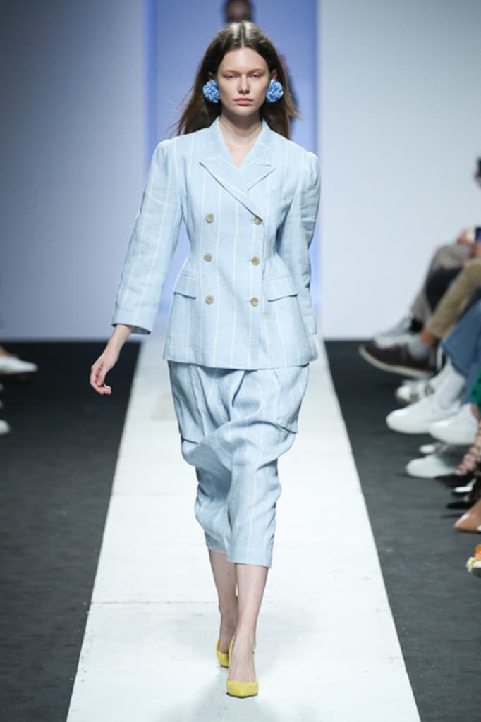 Pushbutton Spring 2018 Collection Seoul Fashion Week Korea Silhouettes Color Print Symmetry Experimental Edgy Unique Label