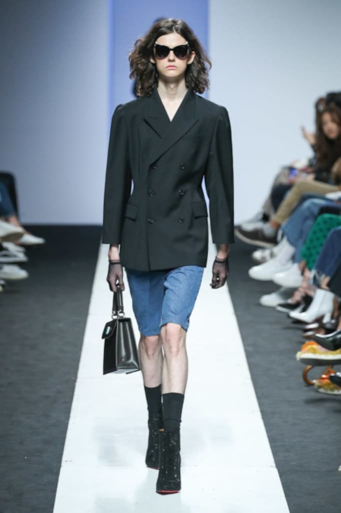 Pushbutton Spring 2018 Collection Seoul Fashion Week Korea Silhouettes Color Print Symmetry Experimental Edgy Unique Label