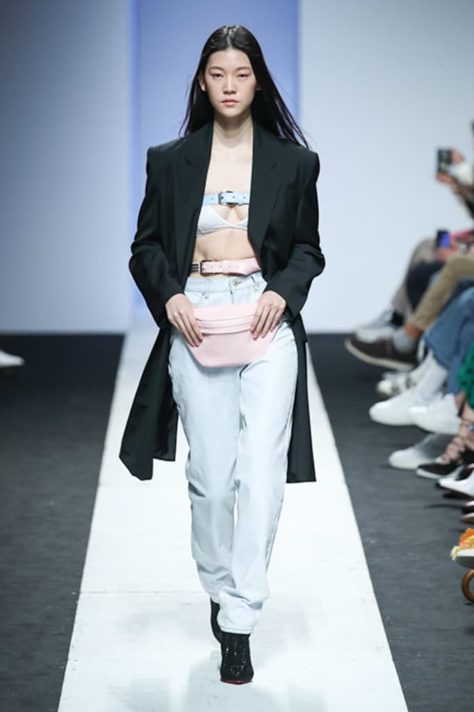 Pushbutton Spring 2018 Collection Seoul Fashion Week Korea Silhouettes Color Print Symmetry Experimental Edgy Unique Label