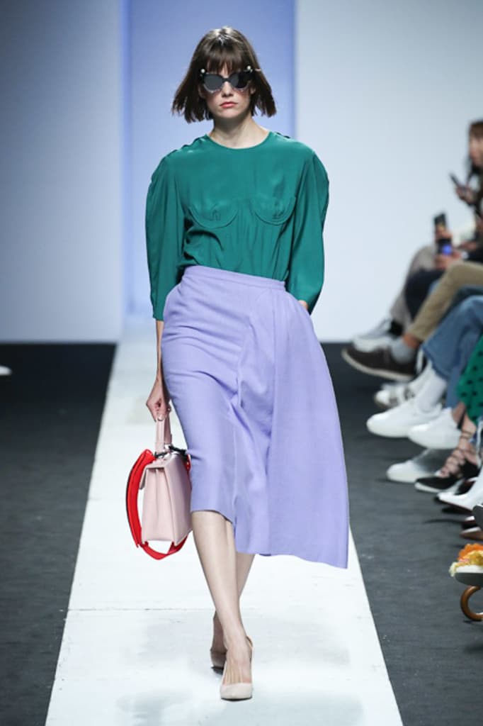Pushbutton Spring 2018 Collection Seoul Fashion Week Korea Silhouettes Color Print Symmetry Experimental Edgy Unique Label