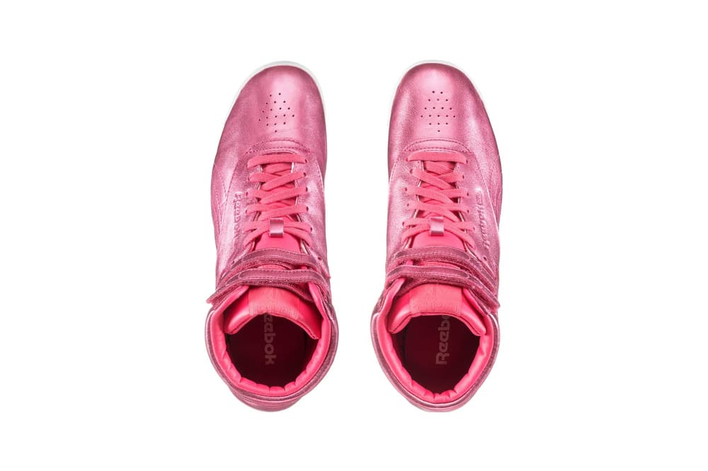 Reebok Freestyle Hi Sharp Pink Metallic