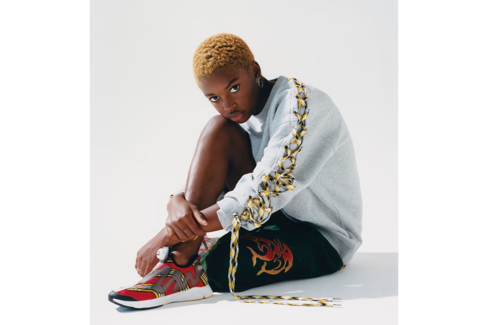Opening Ceremony Reebok Pump Supreme Shoe OC Silhouette Footwear Sneaker Red White Black Psychedelic Pattern