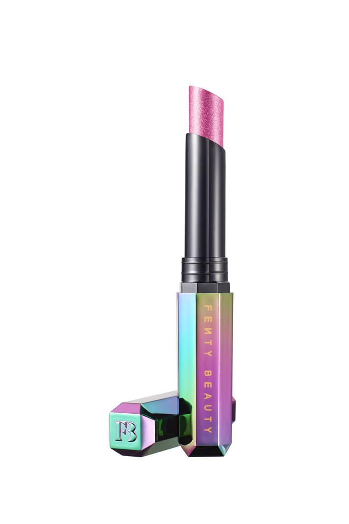 Fenty Beauty by Rihanna Cosmetics Holiday Galaxy Collection Glitter Lipstick Eyeliner Eyeshadow Makeup New Line Sparkle Color Lipbalm