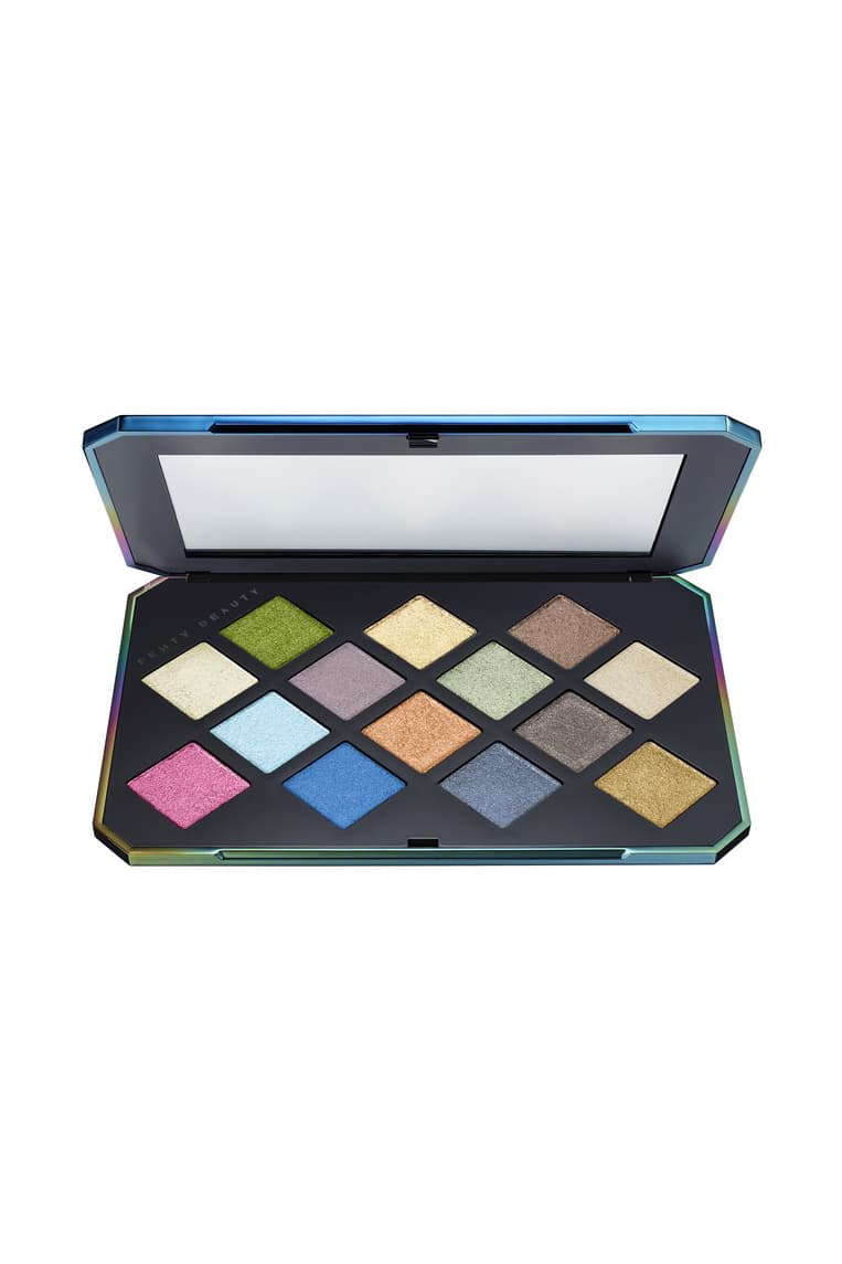 Fenty Beauty by Rihanna Cosmetics Holiday Galaxy Collection Glitter Lipstick Eyeliner Eyeshadow Makeup New Line Sparkle Color Lipbalm
